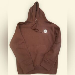 Classic Brown Hoodie with Logo